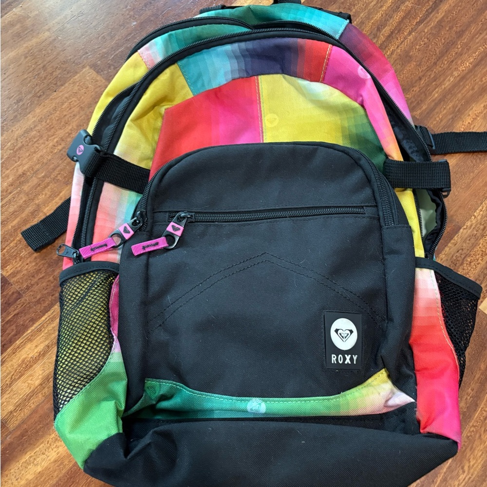 Roxy Colorful Striped Backpack